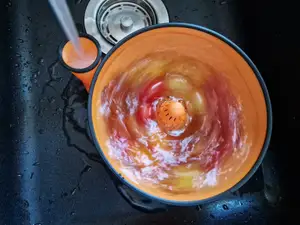 Waschschale für Ost und Gemüse
