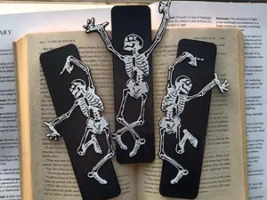Dancing Skeleton Bookmark