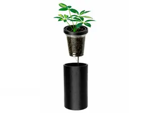 Self-watering planter for a 100 ml cup