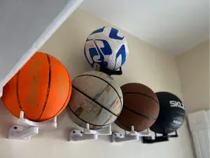Basketball Soccer Ball and football holder