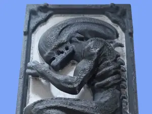 Bas-relief based on the "Alien" DECORATION!