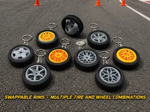 RimSpin Tire Keychain