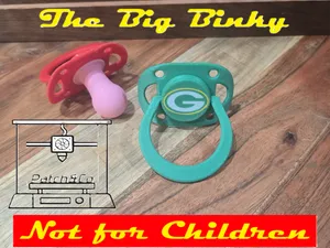 Green Bay Packers Big Binky Pacifier