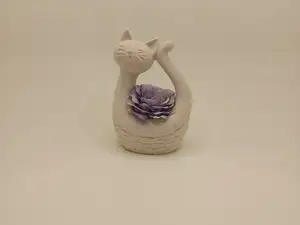 Katzenfigur – Tischdeko Pflanztopf Planter
