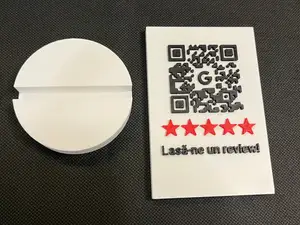 Swappable Plate QR Code Desk/Table Stand | Modis