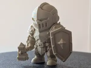 Chibi Knight Miniature Figurine