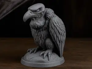 Vulture of the Void Halloween Desk Guardian