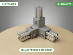 Corner section connector Customizable