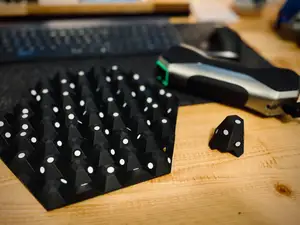 3D scanning background - fits on 2-axis table