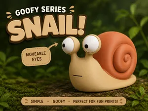 Goofy series – SNAIL Movable Eyes NOAMS