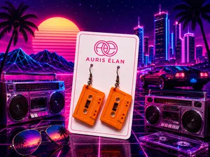 80s cassette Retro Vibe Earrings