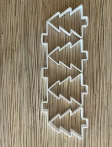 Christmas cookie cutter tree