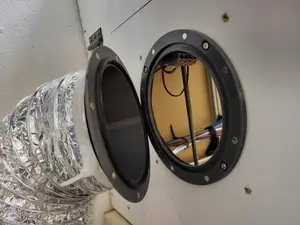Magnetic Hose Mount for Fume Extraction (150 mm)