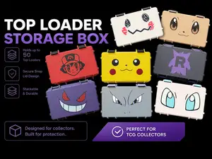 Trading Card Top Loader Storage Box