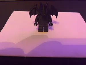 Glurak-inspirierte Minifigur