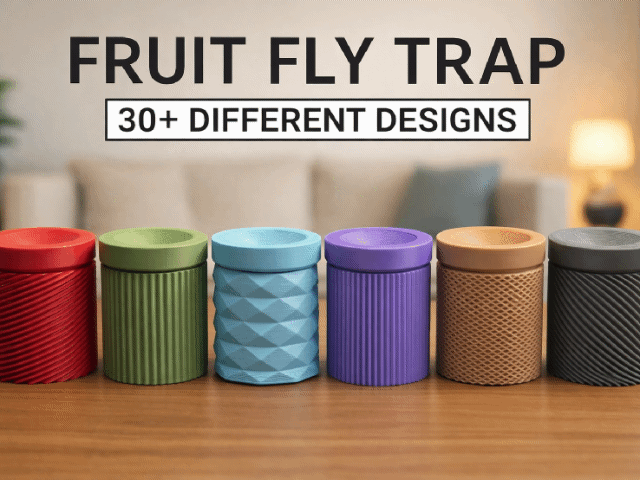 Fruit fly trap 30+ different designs