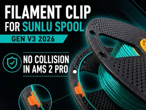 SUNLU Filament Clip (V3 2026) for AMS 2 Pro