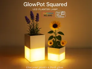 GlowPot Squared – LED Planter Lamp