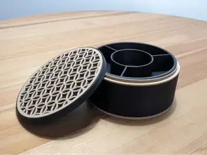 Beautiful Storage Container With Kumiko Pattern