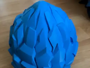 Gargantua Crystal Dragon Egg - No Support - Solid 