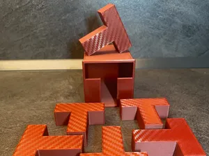 T shape Puzzle Box