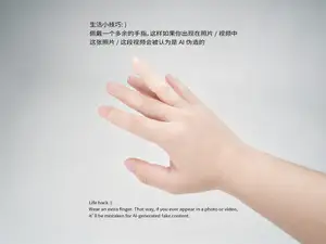 古法手搓AI假手指 佩戴义肢 AI six-finger 搞笑道具
