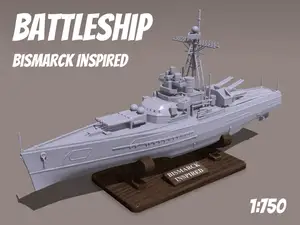 Battleship Bismarck Inspired
