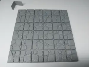 Dungeon tiles with insert walls for DND