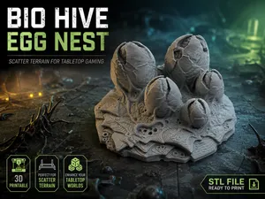 Bio Hive Eier-Nest – Scatter Terrain für Tabletop