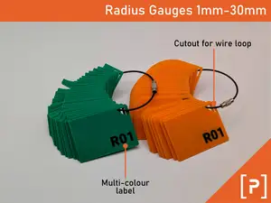 Radius Gauges Inner/Outer 1mm to 30mm