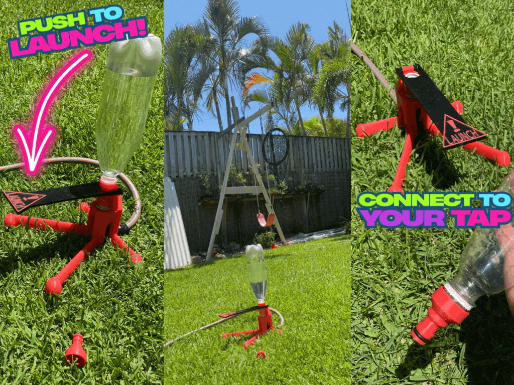 Bottle Rocket Launcher High Flying Water Toy