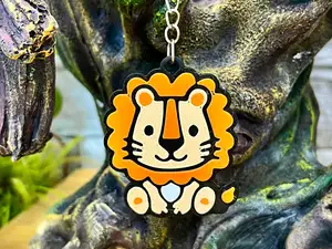 Cute Lion Keychain