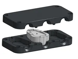 Mold for casting fishing weights