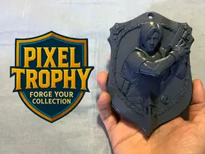 Pixel Trophy – Leon S. Kennedy | Resident Evil 4