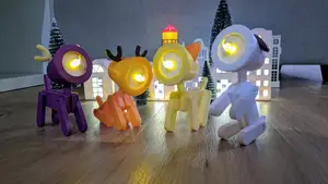 Tealight Christmas pets Deer, Dog, Cat and Pikachu