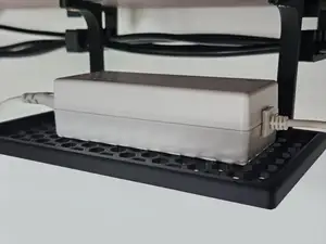 Under Desk Cable Tray Clean Cable Management Hex