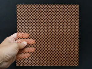 Decorative Quatrefoil Mesh Sheet | Easy 3D Print