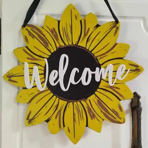 Sunflower Welcome Sign