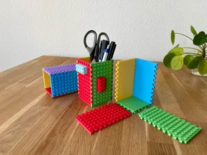Modular Brick-Pen Holder