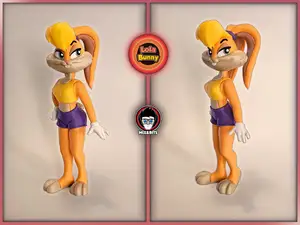 Lola Bunny fanart classic style (19,5 cm)