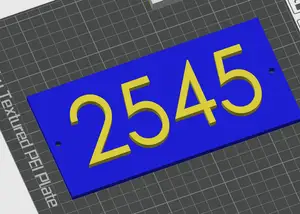Name or Number Plate