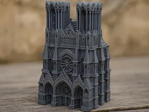 Miniatur-Kathedrale der Fantasie High Detailed