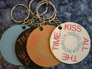 Harry Styles Keyring, keychain, Kiss All The Time.