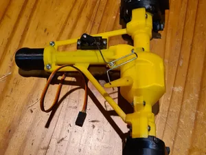 Rear locking diff mod for the 3Dset Mogster