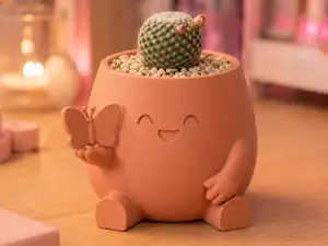 FlutterPot - Cute Butterfly Character Decor