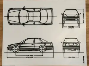 90-91 Accord Coupe Blueprints