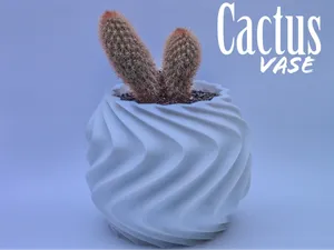 Cactus Sprial Vase