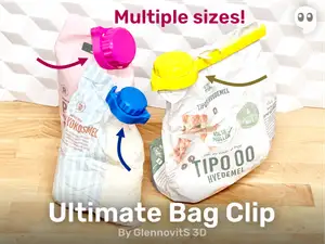 Ultimate Bag Clip (with Lid - easy access!)