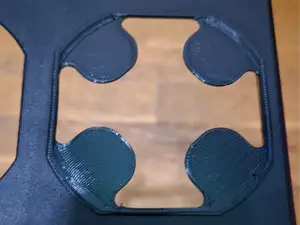 BMW e46 rear cup holders flex support