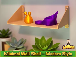 Wall Shelf – Modern Figurines Stand